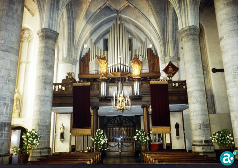 Kerkorgel boven de ingang St. Martinuskerk - GAW Beeldbank Gebeurtenis 866