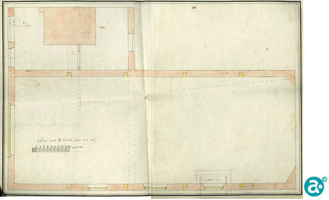 Vleeshal onder stadhuis aan de Markt
