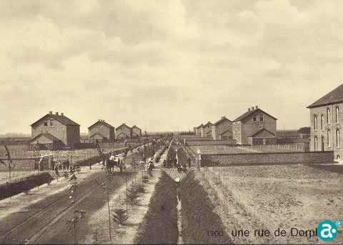 1900 straat Budel - Dorplein