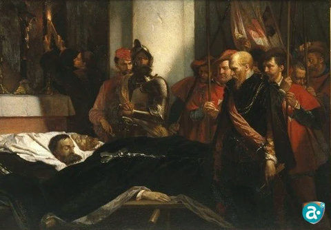 Schilderij van Louis Gallait, 19de eeuw