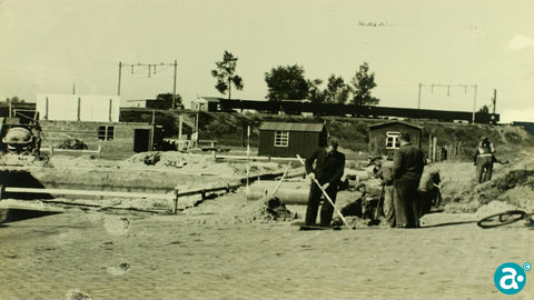 Bouw Lucifersfabriek 1935 - GAW Beeldbank A4993