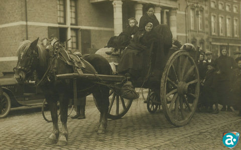 l'histoire se répète, vluchtelingen uit de WO1 komen aan in Weert (1914-1918)