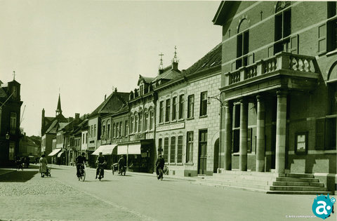 1950 - Markt en Langstraat Weert